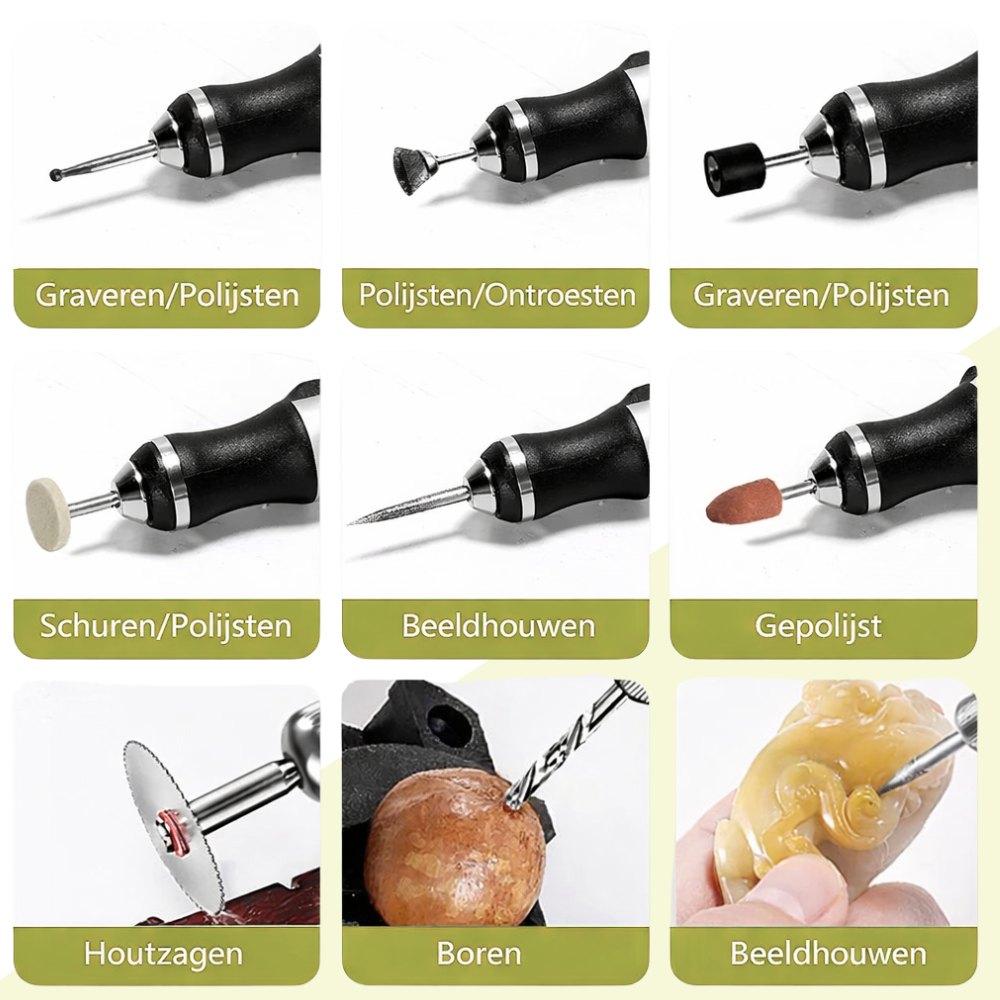 JANGKLIFE™ Graveerkit